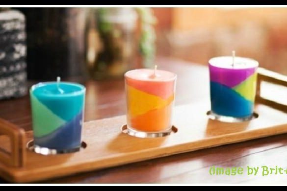 Color Block Candles