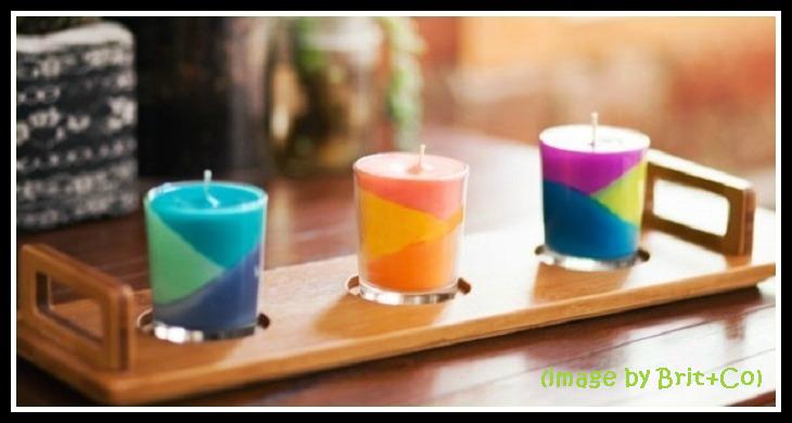 Color Block Candles