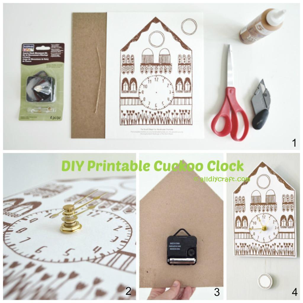 Printable Cuckoo Clock