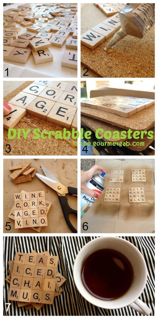 Scrabble Coasters