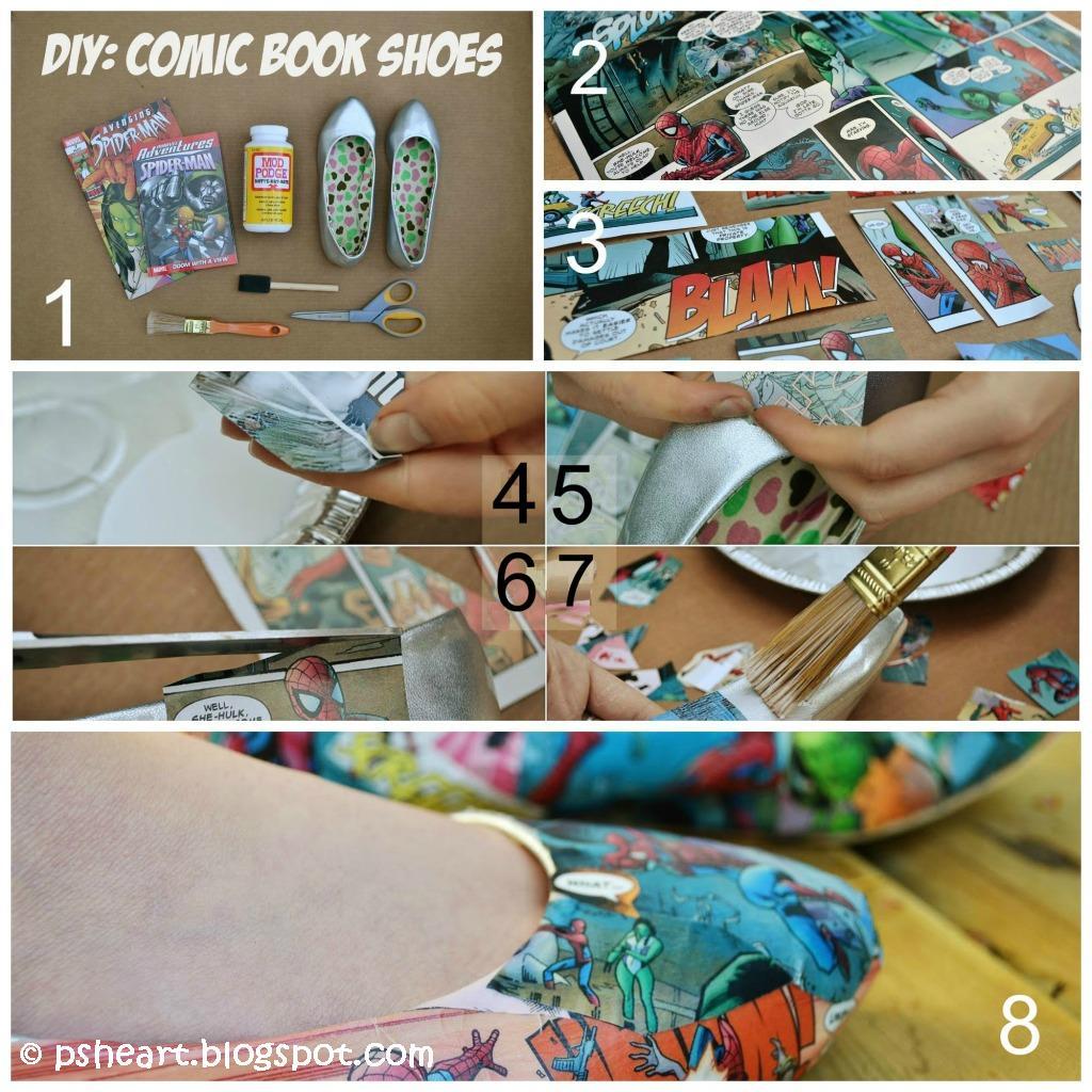 Comic Book Shoes