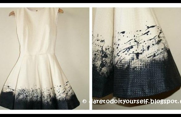 DIY Painted Dress