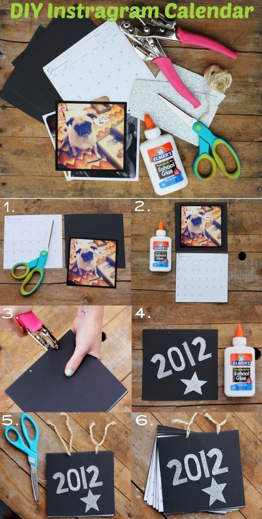 DIY Instagram Calendar Tutorial