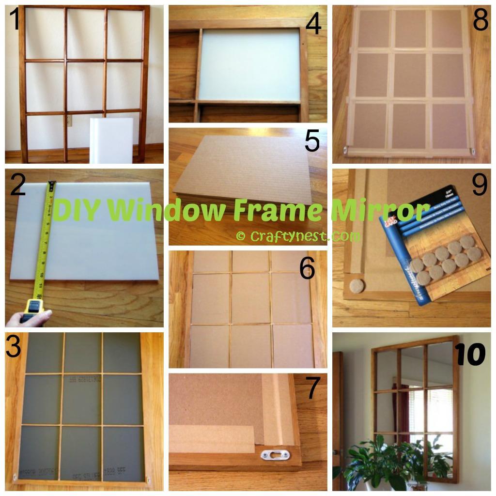 Window Frame Mirror