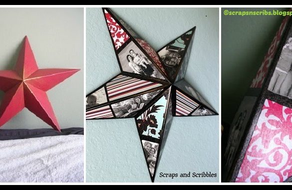 DIY Photo Collage Star Tutorial