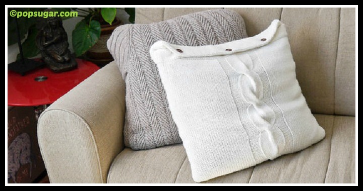 DIY Sweater Pillows Tutorial