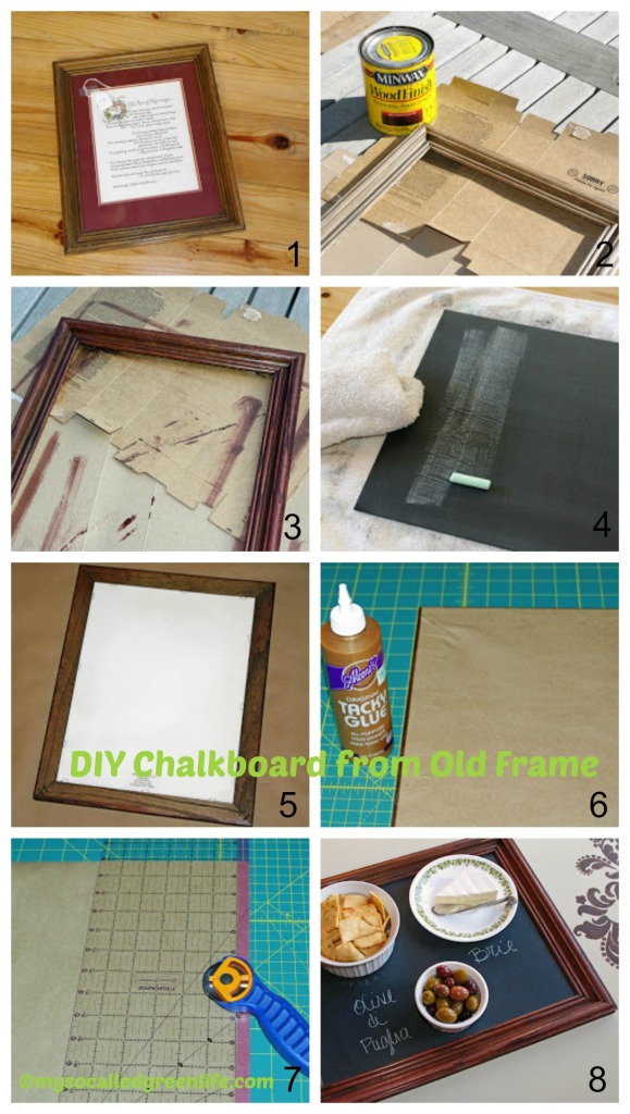 How to make a Chalkboard from Old Frame