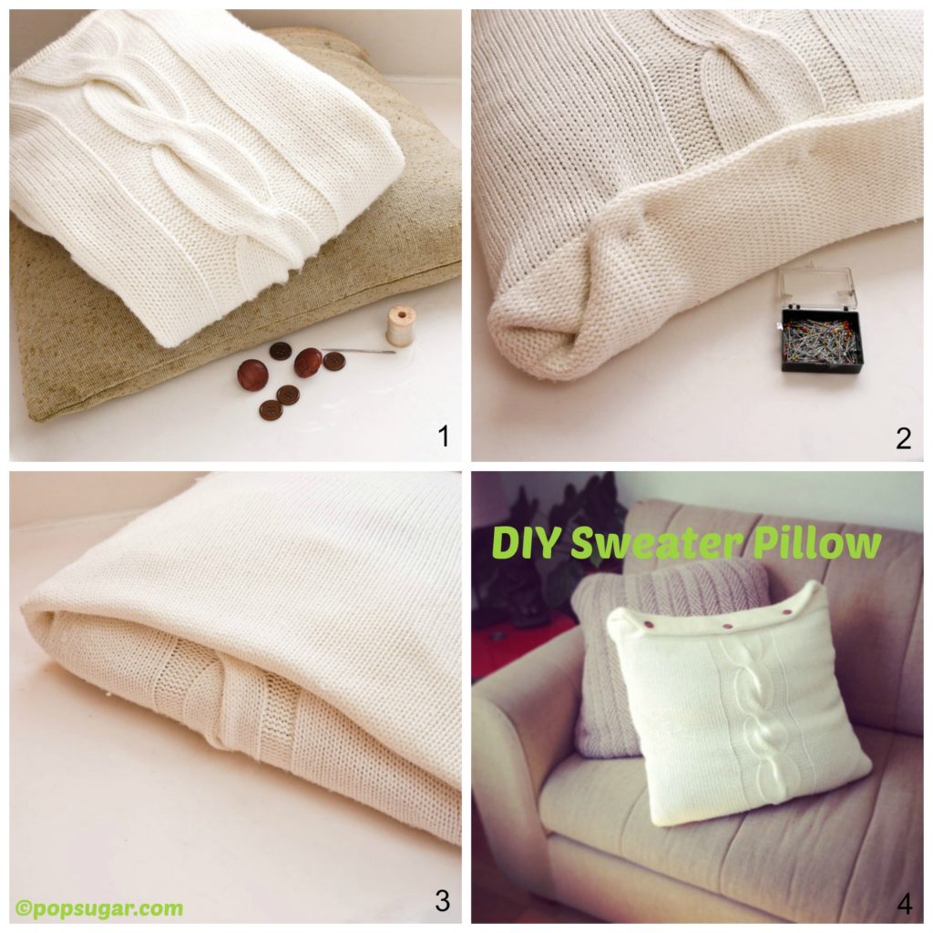 How to make a Sweater Pillow