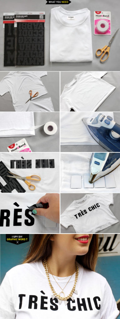 Word T-Shirt DIY Tutorial