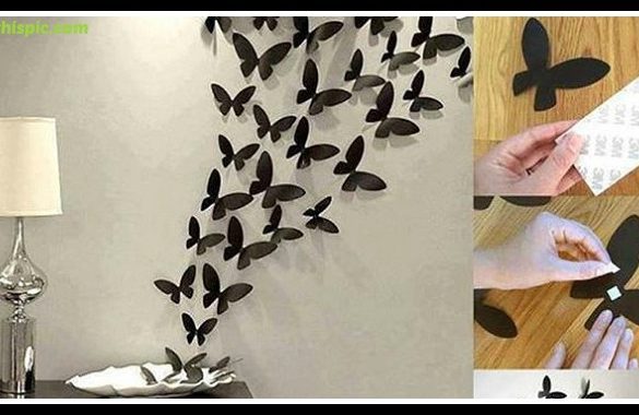DIY Butterflies Wall Art Tutorial