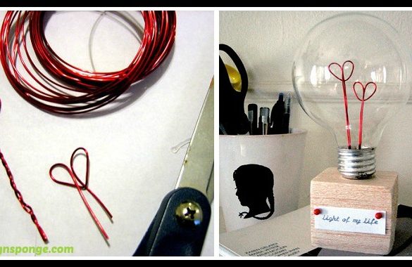 DIY Valentine Lightbulb Tutorial