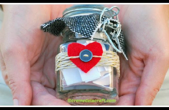 DIY Valentine Love Jar Tutorial