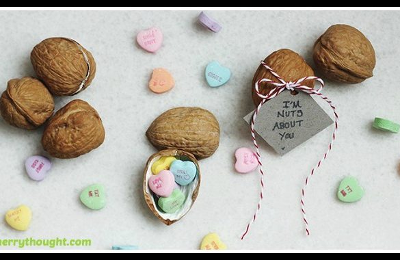 DIY Walnut Valentine Tutorial