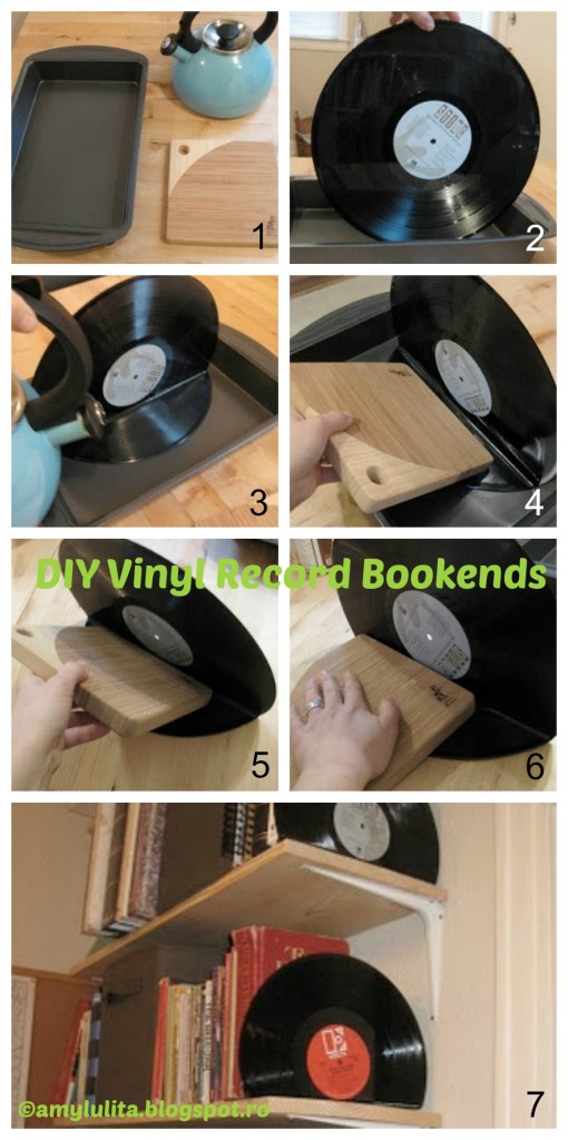 How to make Vinyl Record Bookends