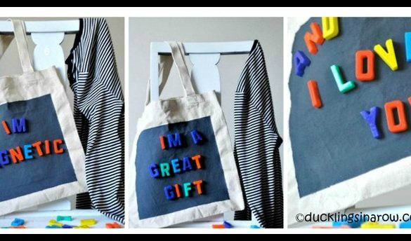 Magnetic Tote Bag DIY Tutorial