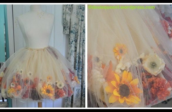 DIY Flower Fairy Skirt Tutorial