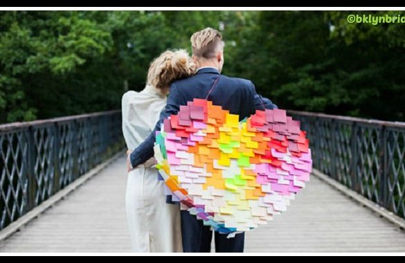 DIY Post It Heart Pinata Tutorial