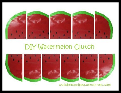 Watermelon Clutch DIY Tutorial