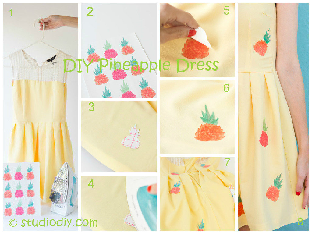 Pineapple Dress DIY Tutorial