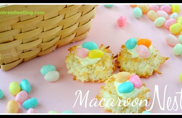 DIY Easter Macaroon Nests Tutorial