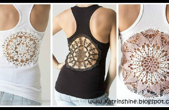 DIY Doily Tank Top Tutorial