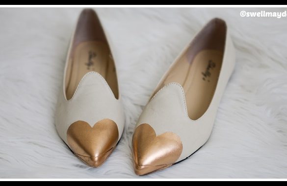 DIY Heart Flats Tutorial