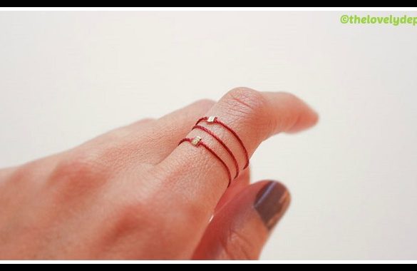 DIY Silk Stacking Rings Tutorial