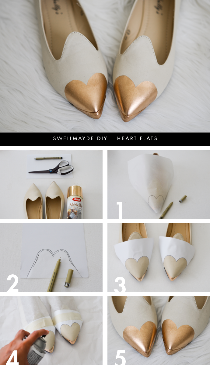 How to make Heart Flats