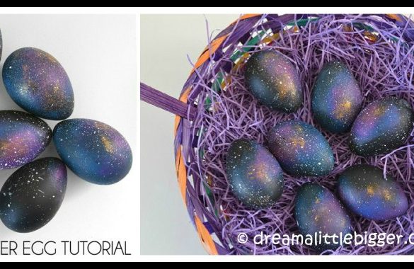 DIY Galaxy Easter Eggs Tutorial