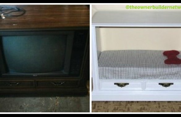 DIY Dog Bed from Old TV Tutorial