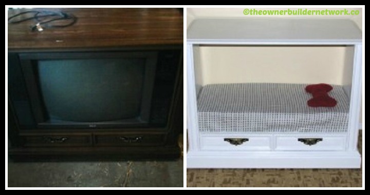 DIY Dog Bed from Old TV Tutorial