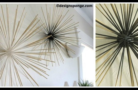 DIY Mid Century Wall Sculpture Tutorial