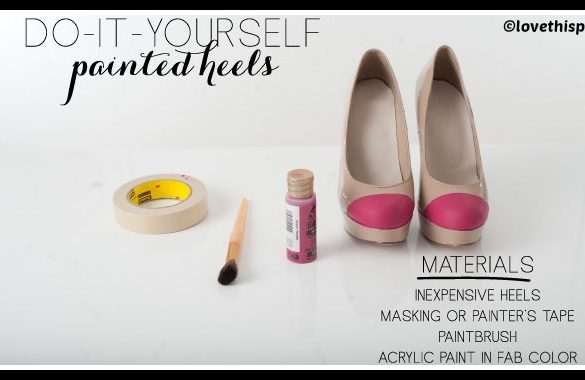 DIY Painted Heels Tutorial