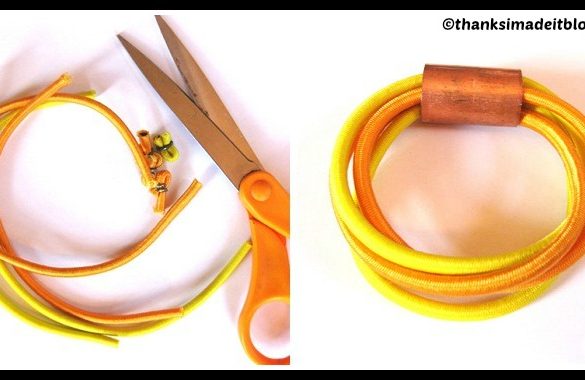 DIY Bungee Cord Bracelet Tutorial