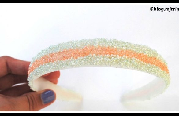 DIY Pastel Striped Headband Tutorial