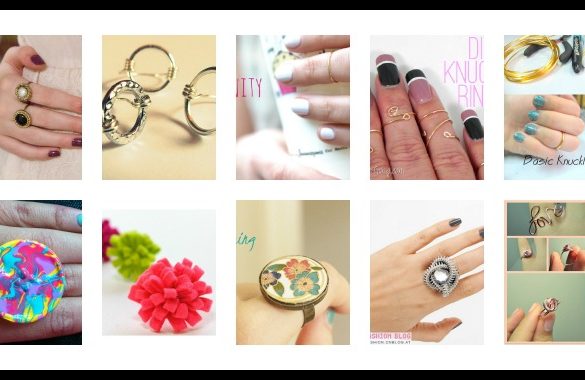 DIY Rings - 10 ways to