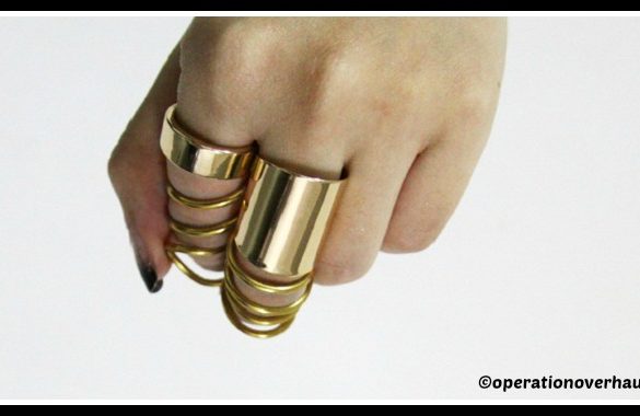 DIY Balenciaga Inspired Rings Tutorial