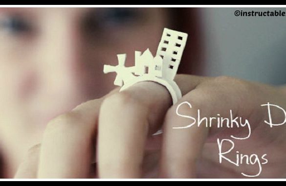 DIY Shrink Plastic 3D Ring Tutorial