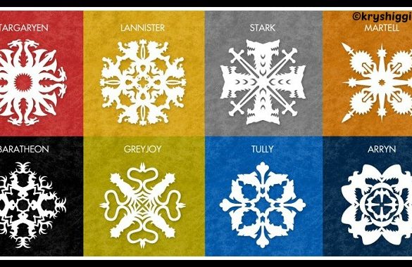 DIY Game of Thrones Snowflake Patterns Tutorial