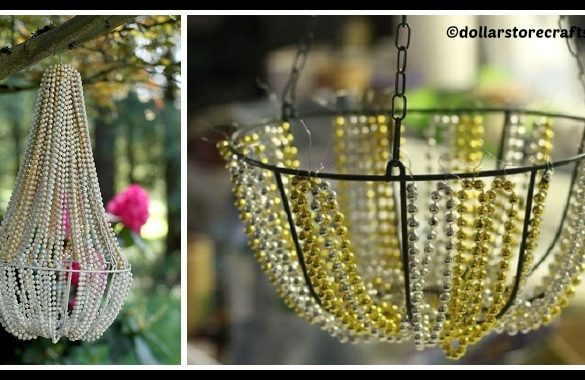 DIY Beaded Chandelier Tutorial