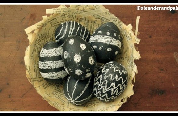 DIY Chalkboard Easter Eggs Tutorial