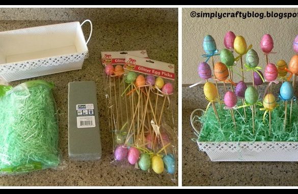 DIY Easter Eggs Centerpiece Tutorial