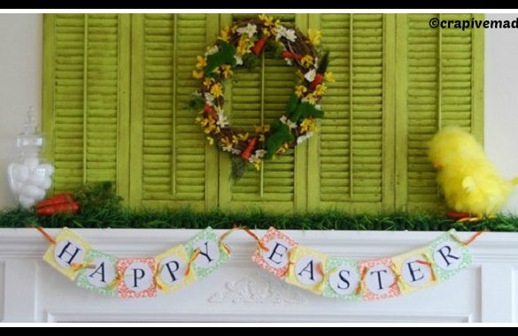 DIY Easter Mantel Epic Letterpress Tutorial