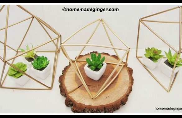 DIY Geometric Planters Tutorial