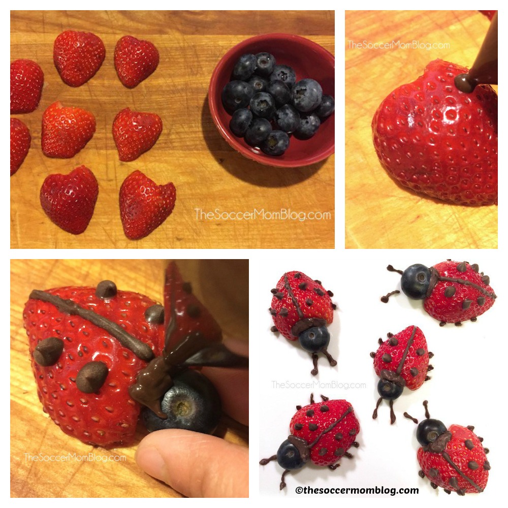 How to make Fruits Ladybug