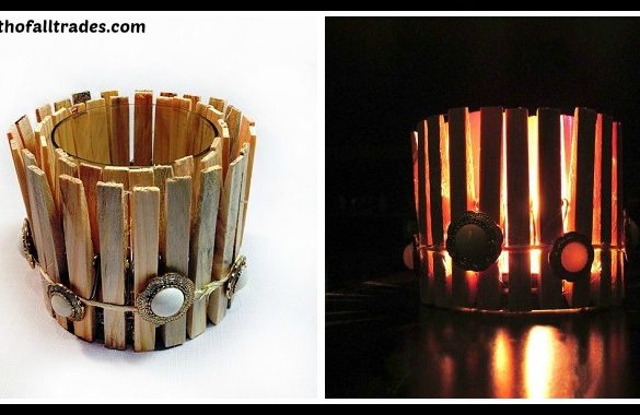 DIY Clothespin Candle Tutorial