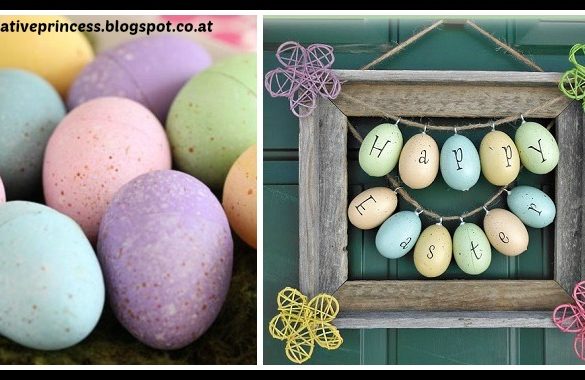 DIY Easter Picture Frame Wreath Tutorial