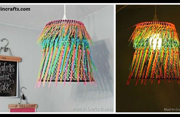 DIY Zip Tie Lampshade Tutorial