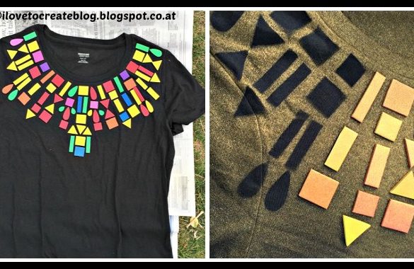 DIY Geometric T-Shirt Tutorial