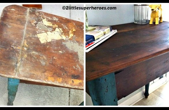 DIY Refinishing Furniture With Coconut Oil Tutorial